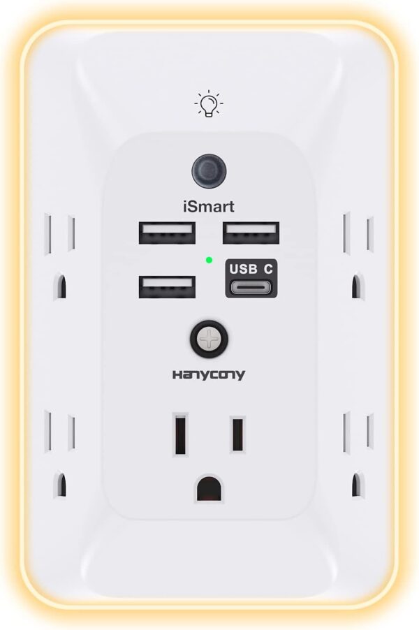 Outlet Extender with Night Light