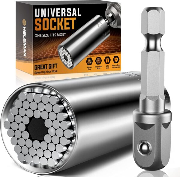 Socket Set with Power Drill Adapter(7-19 MM)