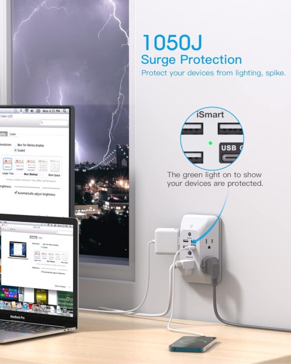 Outlet Extender with Night Light - Image 4
