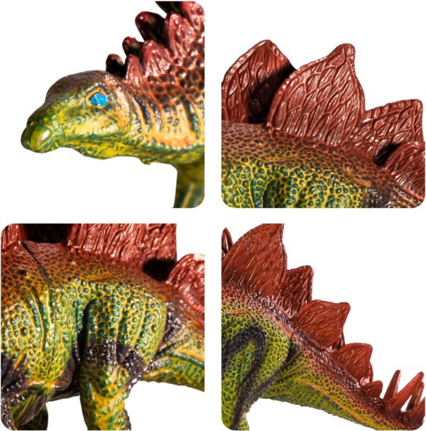 Dinosaur Toys for Kids 3-5, Jurassic Dinosaurs Figures with Play Mat and Trees - Image 2