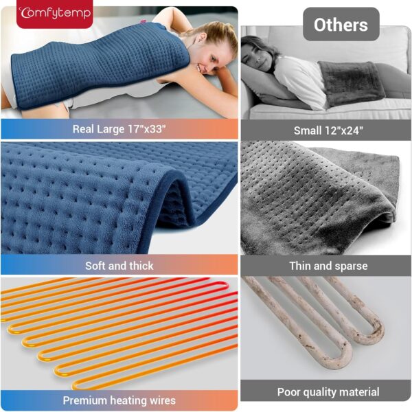 Comfytemp Heating Pad for Back Pain Relief - Image 2