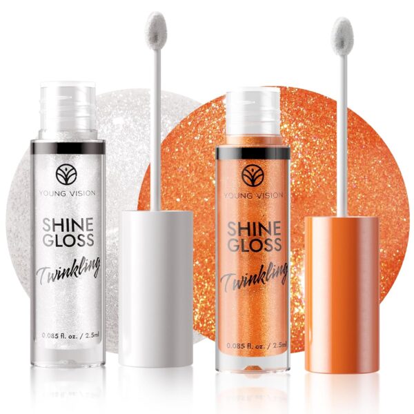 YOUNG VISION Shimmering Lip Gloss – Glossy Finish with Pearl