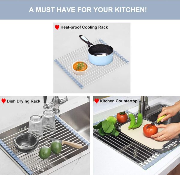 Foldable Dish Drainer - Image 4