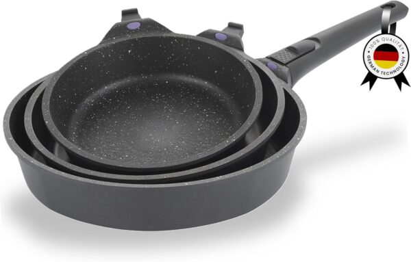 Nonstick Frying Pan Set of 3