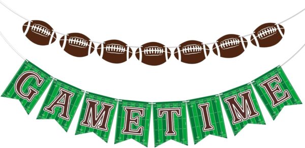 Football Banner for Super Games Bowl