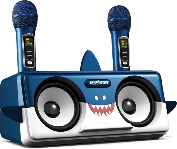 MASINGO Shark Karaoke Machine for Kids