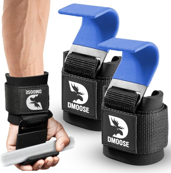 DMoose Fitness Weight Lifting Hooks for Men